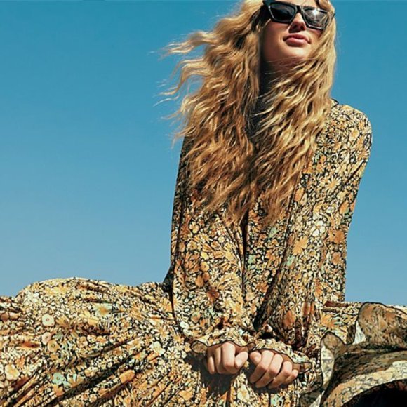 Free People Dresses & Skirts - Feeling Groovy Maxi Dress